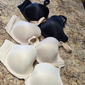 38C Dillards Modern Movement Bras Lot of 3 Side & Back Support Molded Cup